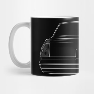 front/back - 1984 Chevy Monte Carlo SS - stencil, white Mug